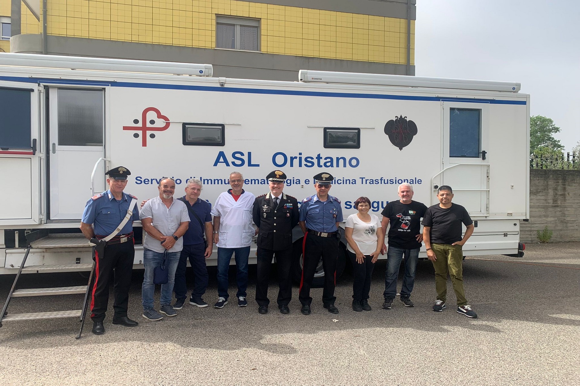 Ventitré donazioni: il “cuore” dei carabinieri di Oristano