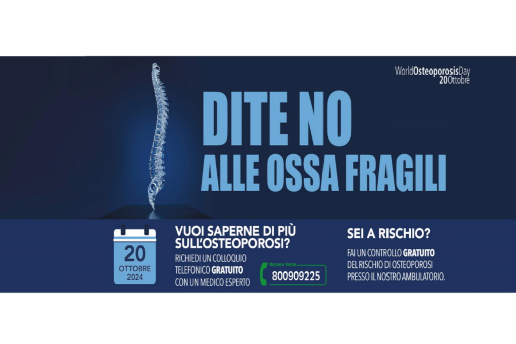 Giornata mondiale Osteoporosi: visite al Poliambulatorio di Terralba